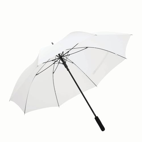 Stockschirm Automatik XXL für Damen Herren 120 cm Fiberglas Polyester | Mit Moosgummigriff, 93 cm Gesamtlänge, 485g, Schließband mit Klettverschluss, in verschiedenen Farben erhältlich