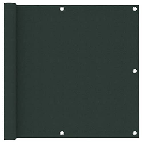 ShGaxin Toldo para balcón Tela Oxford Verde Oscuro 90x500 cm, Toldo Lateral, Toldos Jardin, Toldo Pergola, Cortina Toldo Exterior, Toldos para Terrazas Exteriores - 135002