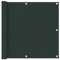 ShGaxin Toldo para balcón Tela Oxford Verde Oscuro 90x500 cm, Toldo Lateral, Toldos Jardin, Toldo Pergola, Cortina Toldo Exterior, Toldos para Terrazas Exteriores - 135002