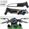 Motorrad-Rückspiegel, verstellbar, um 360 ° drehbar, Stealth-Wind-Seitenspiegel, kompatibel mit Kawasaki Z400 Z650 Z900 Z1000 Duke 125 200 250 390 690 790 1290 usw (8 mm, 10 mm)