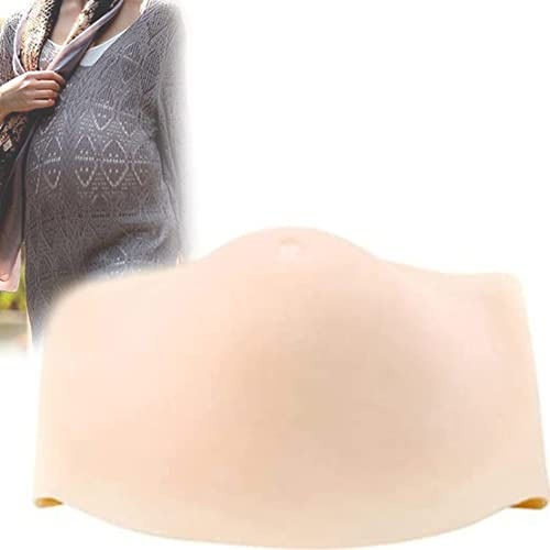 XNYXLPP Ventre de Femme Enceinte en Silicone Artificiel, Couleur de Peau, Ventre Artificiel, Ventre Adulte, Faux Ventre de bébé, Fausse Bosse de Grossesse, Ventre de Grossesse réaliste (3months)