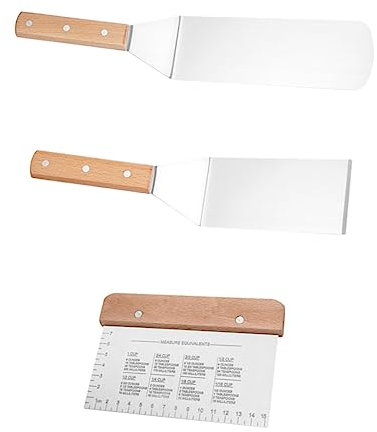 KICHOUSE 3pezzi Spatola Per Bistecche Tagliapasta Per Torte Creativa Utensili Da Cucina Semplice Per Uso Domestico Taglierina Per Dolci Resistente Al Calore Pratica Da Usare