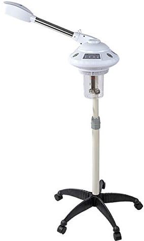 Gesichtssauna, Gesichtsdampfer für Hautpflege und Aromatherapie, 750W Leistung, 220V, Nano-Sprühfunktion, 680ml Becher, für Beauty-Salon und Heimanwendung (Weiß)