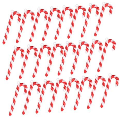 STOBAZA 180stücke Weihnachtliche Zuckerstangen-Dekoration Teiliges Aus Bunte Weihnachtsornamente Für Weihnachtsbaum Türdekoration Und -projekte Sorgt Für Festliche Atmosphäre