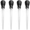 EPCDBBRT 4 Piece BBQ Dripper, Large Pipette, Large Syringe, Cooking Dropper, Turkey Basting Set