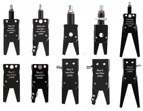 Mini-Greifer, pneumatischer Manipulator-Befestigungssensor, Düsenclip für Spritzguss, Greif-Wasserauslauf-Clip, Roboterbefestigungszylinder (Mini A)