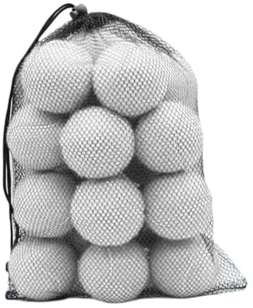 Ronyme 20 Stück Tennisbälle, Trainingsbälle zum Üben, 6,4 cm Durchmesser, verschleißfeste, elastische Bälle für Spiele, Indoor-Schlägersport, Weiß