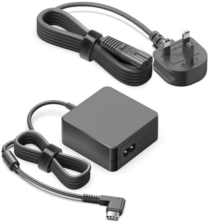 USB C Charger 65W ASUS Laptop Charger for Asus Zenbook 14 UX3402ZA UM3402 UX363EA UX8406MA ASUS Chromebook Plus CX34 CX3402CBA CX1 CX1400 C523NA Chromebook Flip CX3401FBA CM3 AC Adapter Power Supply