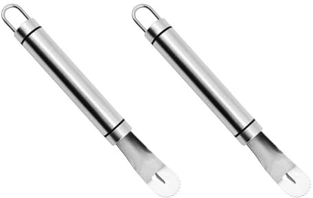 Stainless Steel Orange Peeler Tool – Citrus Fruit Peeler for Oranges, Lemons, Grapefruit – Easy Grip Handle, Sharp Cutter Tip – Durable Fruit Skin Remover for Kitchen, Home, Picnic