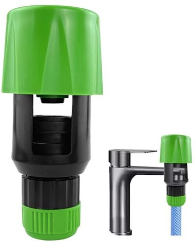 Tap Hose Connector, Garden Hose Adapter Kitchen Tap Connector Hose Pipe Tap Hose to Tap Connector Indoor Kitchen Mixer Tap Hose Tap Connector for Garden Bathroom Kitchen Indoor Outdoor 1/2 Hose