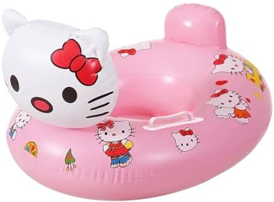 Swimming Float Inflatable for Infants, Schwimmring Kinds Aufblasbare Baby Schwimmhilfen, Aufblasbare Swimmingpool-Spielsachen, Kitty Schwimmring for Kinder von 1-6 Jahre alt