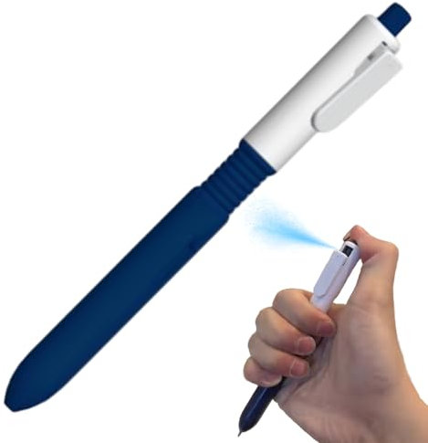 Xoeryoy Mini -Wasserpistole, 6, 5 Zoll kreativer Kunststoff Retractable Stifte, Streichspielzeug für Kinder, Erwachsene, Blau