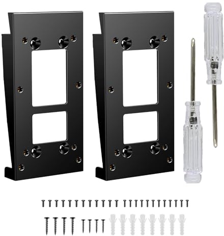 Makerfire 2 PCS Doorbell Vinyl Siding Mount for Ring Video Doorbell 2020/1st/2/3/3plus/4 ＆ Battery Doorbell Plus/2024 Release, Wedge Bracket Kit (4 Standard Vinyl Siding Only)