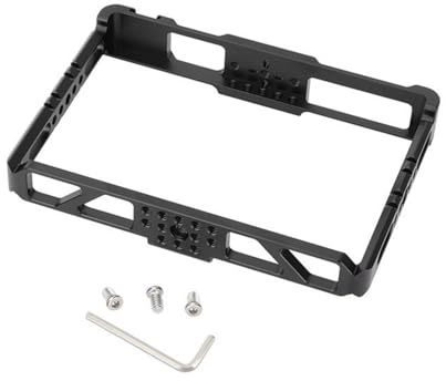 Aluminium-Monitor-Käfig-Rigs mit Kaltschuh-Halterung, 6,35 mm Gewindelöcher, Kamerahalterung für HT7S-Zubehör, Video-Käfig