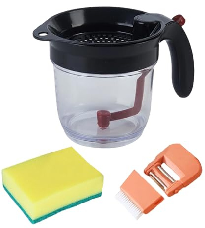 Gravy Fat Separator Ergonomic Fine-Mesh Kitchen Gadget