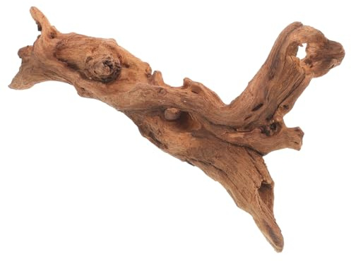 Toyvian Aquarium Totholz Dekoration aus Natürlichem Holz in Zufälliger Form Lebensecht und Braun zur Dekoration im Aquarium und Fischbecken