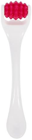 LALAFINA Rodillo Facial de Silicona para Masaje de Ojos y Rostro, Herramienta de Belleza Antienvejecimiento, Color Rosa Fucsia, Uso Personal y Profesional, Aparato de Masaje para Cuidado