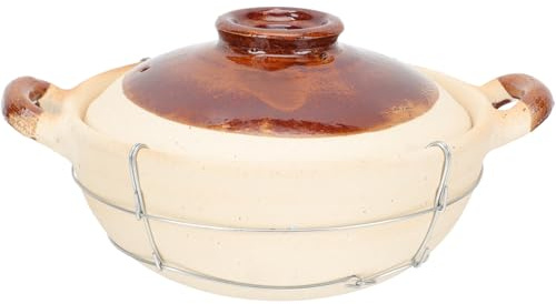 Pentola Casseruola in Terracotta da 0, 5 l Doppio Manico