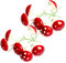 BESTOYARD 12 STÜCKE Kleine Pilz Weihnachtsbaum Ornament Weihnachten Hängende Anhänger für Home Party DIY Dekoration (rot)