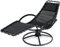 Casaria® Sonnenliege Liegestuhl Wetterfest Sauna Relaxliege mit Armlehne Kissen Ergonomisch 120kg Belastbar Wohnzimmer Liege Garten Balkon Sessel Grau