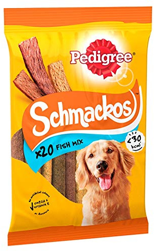 Pedigree Schmackos Dog Treats with Fish 20 Stick
