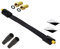 Premium X Sat Fensterdurchführung 2X F-Stecker 2X Gummitüllen Flachkabel Set DVB-C DVB-T extra Flach 26cm schwarz 2X Klebepads