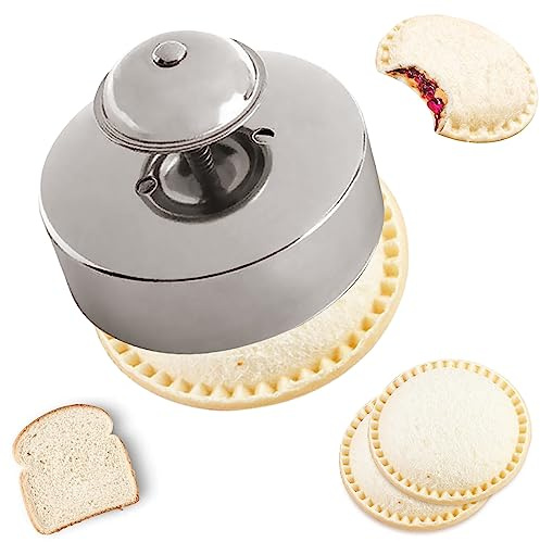 Gelbira Sandwich Cutter, Sandwich Cutter and Sealer, Sandwich Maker, Peanut Butter and Jelly Sandwiches Tool/PBJ Cutter, Sandwich Maker for Kids, for Thanksgiving/Christmas Day