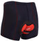 Cycorld Fahrradhose Herren Radunterhose Radlerhose Herren Gepolsterte Elastische Radhose Herren Kurz Atmungsaktive Fahrradunterhose Herren mit Sitzpolster (Rot, M)