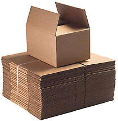 ZYBUX - 8x6x4 - Brown Single Wall Shipping Mailing Postal Parcel Easy to Assemble Cardboard Boxes (PACK OF 25)