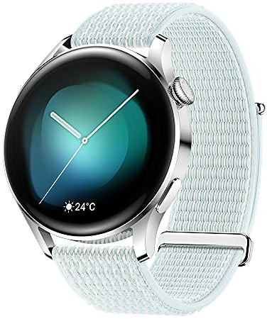 HUAWEI Watch 3-4G Smartwatch, Pantalla AMOLED de 1,43, teléfono eSIM, duración de 3 días, 24/7 SpO2 y medición de la frecuencia cardíaca, GPS, 5ATM, garantía de 30 Meses, Correa de Nylon Gris