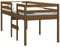 vidaXL Hochbett, Bett mit Sperrholzlatten, Bettgestell für Schlafzimmer, Schlafzimmerbett Bettrahmen Holzbett, Honigbraun 90x200cm Massivholz Kiefer