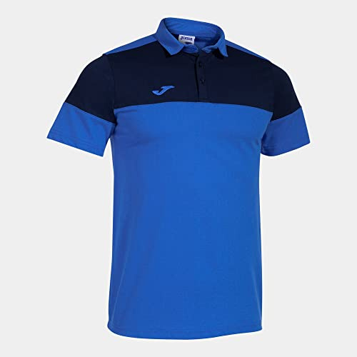 Joma Herren Kurzarm-Poloshirt Baumwolle Mann Crew V Tshirt (1er Pack)