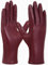 GSG SINCE 1998 Echte Lederhandschuhe Damen Touchscreen Winterhandschuhe Woll Gefütterter Warme Lammfell Autofahrerhandschuhe Burgund S
