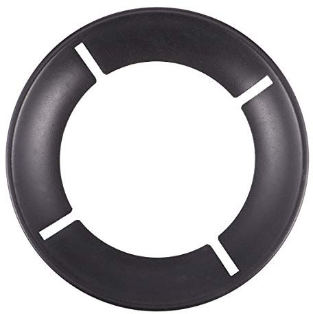 VIKIMO Universal Gas HOB Pan Stand,Wok Support Ring Cooktop Range Pan Holder Stand,Gas Stove Bracket Windshield Ring Windproof Energy- Saving Cover (Four Holes)