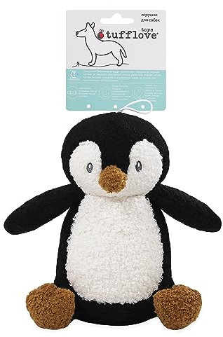 Cupid & Comet Christmas Tufflove Penguin Dog Toy, Medium, Dog