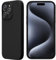 KP TECHNOLOGY Case for iPhone 15 Pro - Thin Soft Silicone Gel Case Cover Case compatible with iPhone 15 Pro (BLACK)