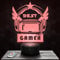 Nachttischlampe Best Gamer Gaming Gamer Videospielzimmer Dekoration 3D-Gamer Videospiel Idee Weihnachten Nachtlicht Schreibtischlampe. Originelles für Jugendliche. TOP