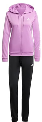 adidas Damen Linear Track Suit, Preloved Purple/Black, XS