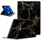 Foonary Funda para iPad Air 5th Generation(2022)/ iPad Air 4th Generation(2020) 10,9, Ultra Slim PU Cuero Flip Carcasa con Función Soporte Suave TPU Plegable Folio Antichoque Cover Case, Marmol