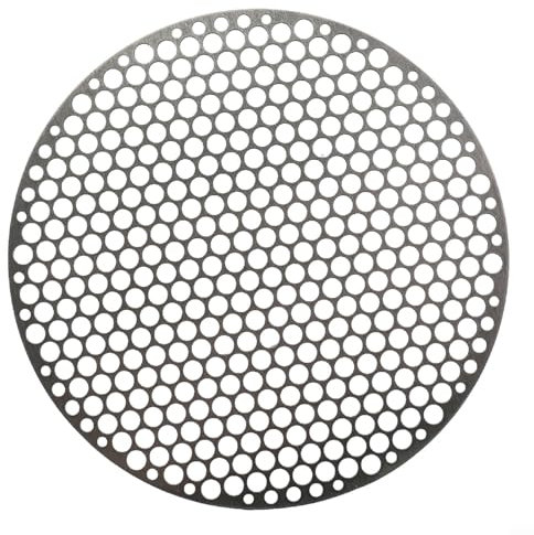 FUBESK Round BBQ Grill Grate, 18Cm/20cm/22cm/24cm/26cm/28cm/30cmBarbecue Rack,Stainless Steel Round Grill Net BBQ Mat Carbon Furnace Steam Nets Barbecue Rack For Outdoor Picnic(26CM)
