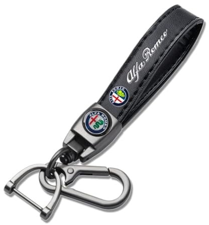 Auto-Schlüsselanhänger für Alfa Romeo Spider (939),verschleißfest und Staubdicht Autoschlüssel-Zubehör Dekorative Ersatzteile Personalisierte Mode und Kreative Geschenke Stark und Robust