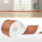 DIKARIYA Weichsockelleiste Selbstklebend Gelb Eiche, 50x20mm 6 Meter Sockelleiste Selbstklebende, PVC Weichsockelleiste Fussleisten Selbstklebend, Flexible Knickleiste für Küche Bad und Badezimmer