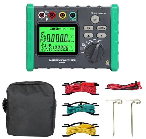 KAISAL Tester di Resistenza di Terra DY4100A 2/20/200/2000Ω AC 0~600 V DC 1500V Misura di Tensione di Terra