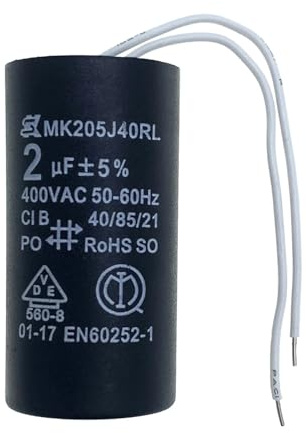 HWEIH Gas Boiler Part Water Circulation Pump Capacitor MK205J40RL MK255J40RL 2.0uF 2.5uF(MK205J40RL 2.0uF)