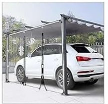 ASDQWER Wetterfeste Trennvorhänge，mit Reißverschlüssen,Carport Terrasse Veranda Seitenwände，for Abdecken von Hühnerstall-Veranda-Überdachungen,Autos, Terrassen und Pavillons(H2.3xW7m/H7.5xW22.9ft)