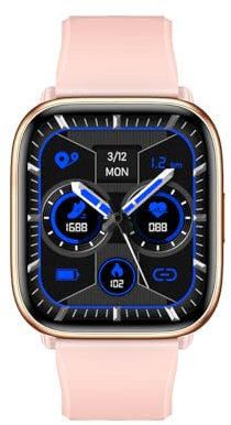 SMARTY 2.0 Digitale Damenuhr, automatisch, mit Silikonarmband, SW081C, goldfarben, modern, Gold, Modern