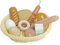 Wooden Toy Food Breakfast with Basket - 11 Piece Set - Kidoz Toys