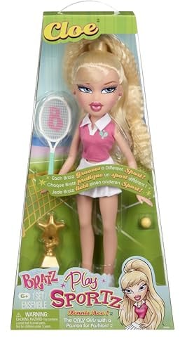 Bratz Play Sportz Cloe (Tennis) - Bambola Fashion con Accessori