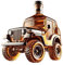 DJMAW Whiskey Decanter, Funny Truck Whiskey Decanter, Car Whiskey Bottle, Vintage Car Shaped Whiskey Decanter, Vintage Car Decanter For Whiskey Lovers, Home Bar Decoration(A)