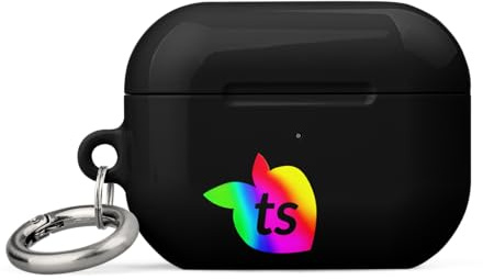 tsgabrielle • Pride 2025 • Hülle kompatibel mit AirPods 1. 3. Generation und Pro 1. 2. Generation • Schwarz (AirPods Gen2)
